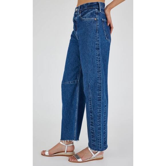 Moussy Vintage Orchards Cocoon Pants Jeans in 110 Blue 31 - Picture 2 of 7